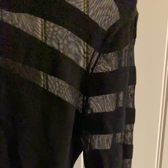 Black sweater with sheer paneling - Picture 8 of 8